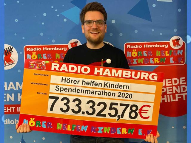 Introbild Finale der Hörer helfen Kindern Spendenmarathons 2020