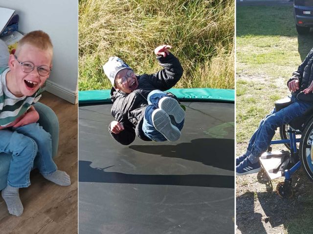 Introbild Hörer helfen Kindern Weihnachtssammlung Treppenlift für Colin