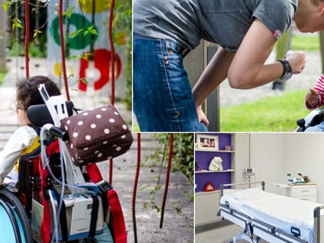 Introbild Hörer helfen Kindern Spendenmarathon Rollstuhlschreibtisch für Nayla