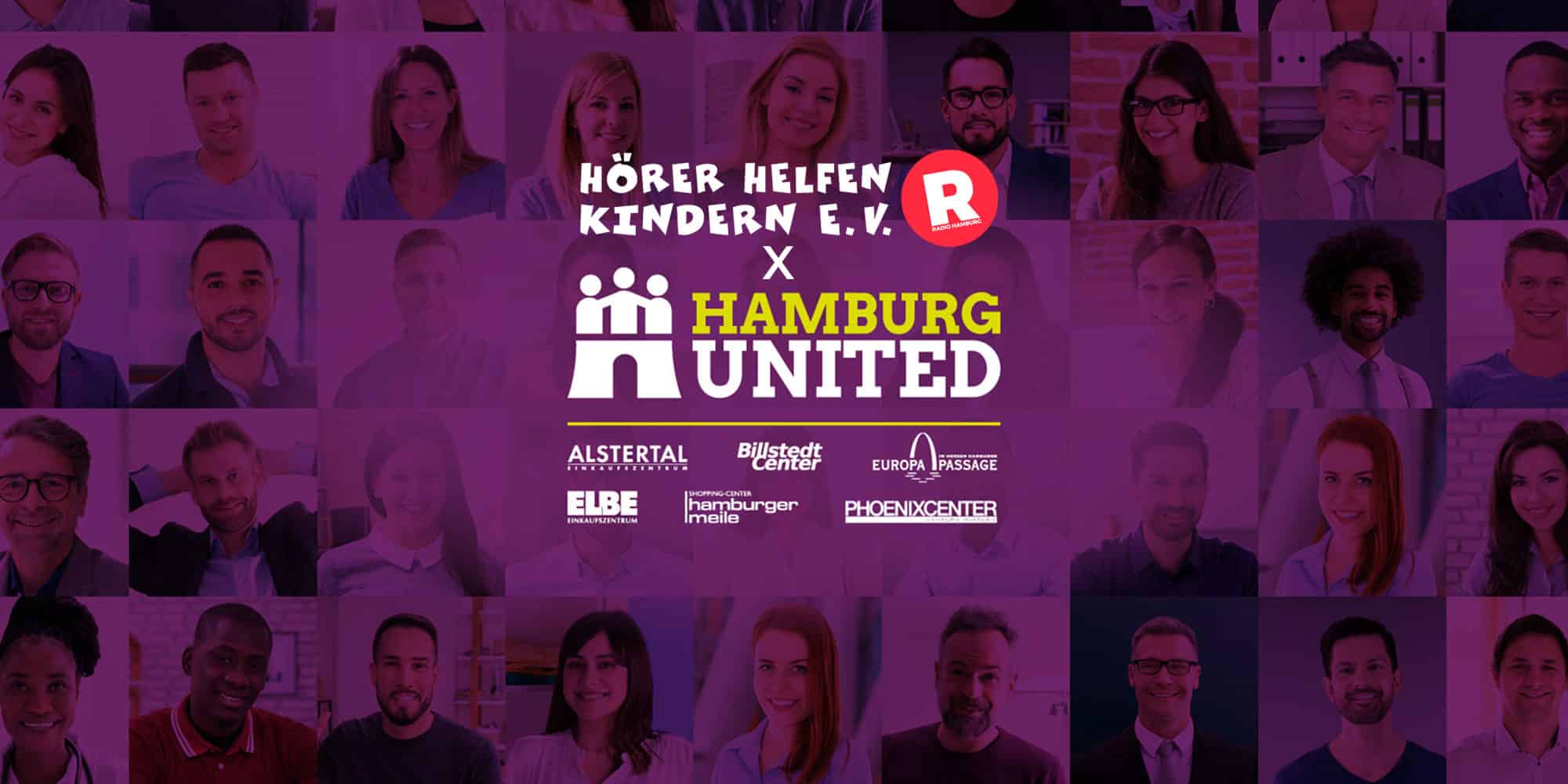 Introbild Hamburg United und Hörer helfen Kindern Jahreskooperation 2025