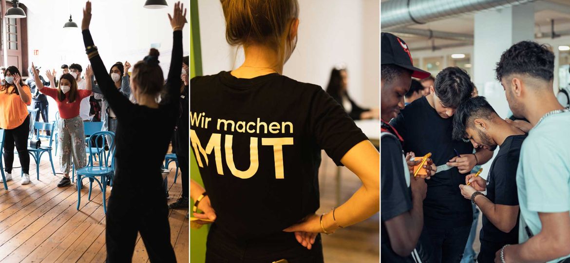 Introbild MUT Academy zur Berufsvorbereitung erhält Spende von Hörer helfen Kindern