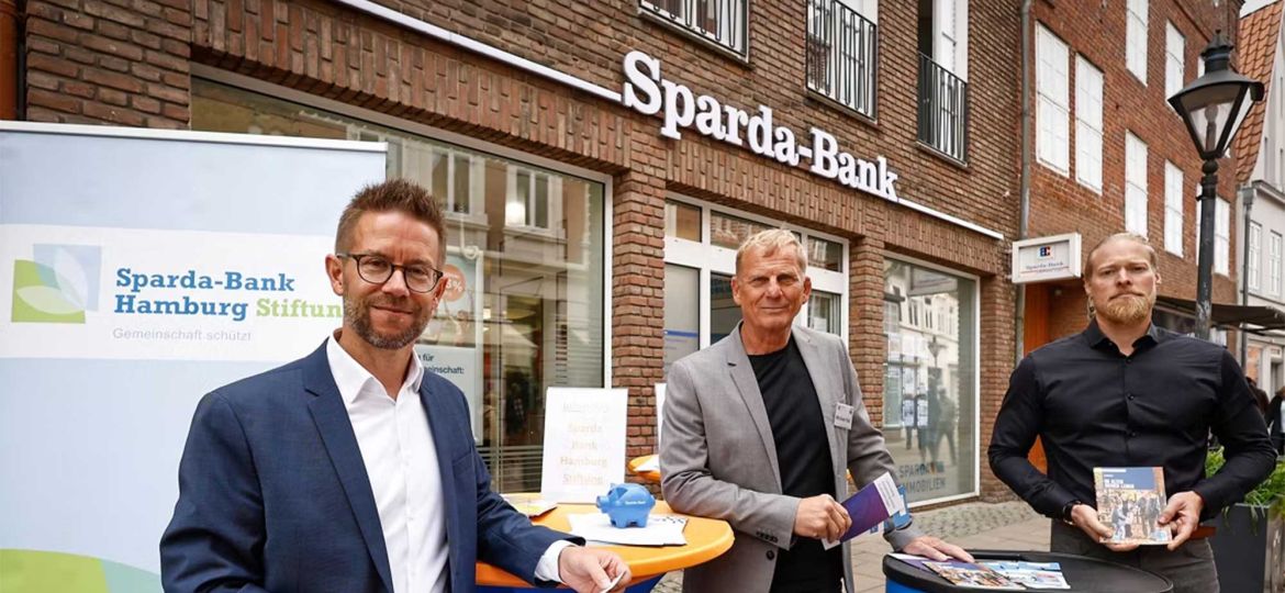 Introbild Danke an die Sparda-Bank Hamburg für die Unterstützung an Hörer helfen Kindern