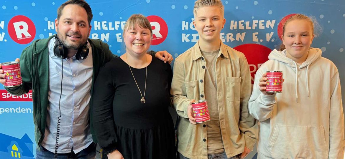 Introbild Babys im Glück mit Tombola für Hörer helfen Kindern 2025