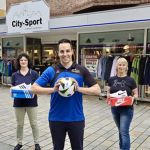 Introbild CITY-SPORT mit Spendenaktion für Hörer helfen Kindern