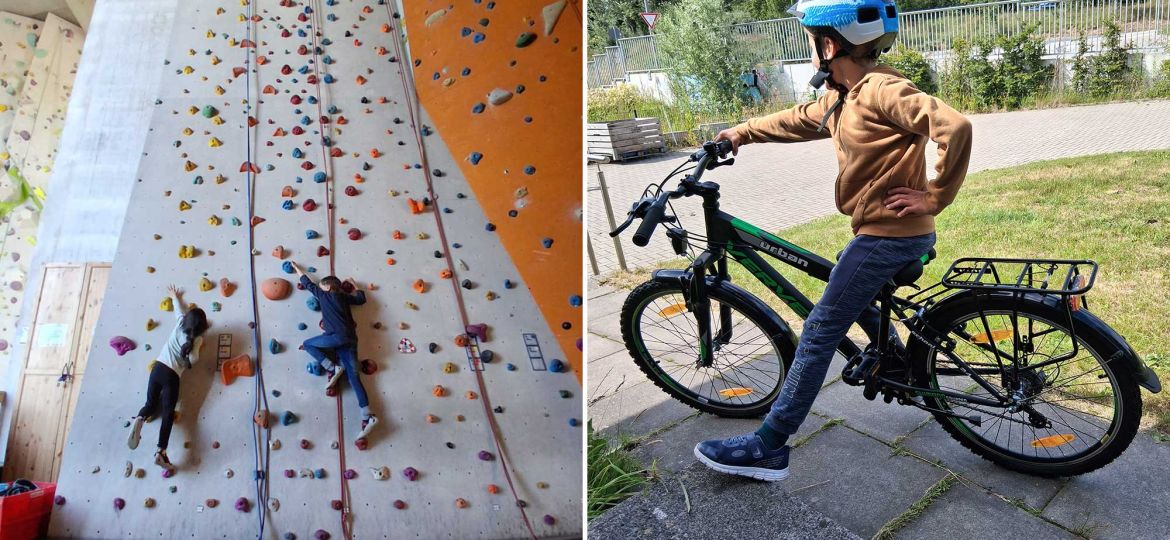 Introbild Hörer helfen Kindern Spendenmarathon 2025 Klettertraining für Felix