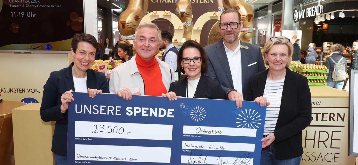 Artikelbild Ostercharity Aktion in der Europa Passage für Hörer helfen Kindern