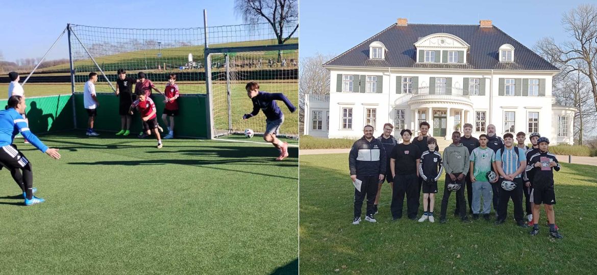 Introbild Projekt Spielmacher auf Fußballreise finanziert durch Hörer helfen Kindern