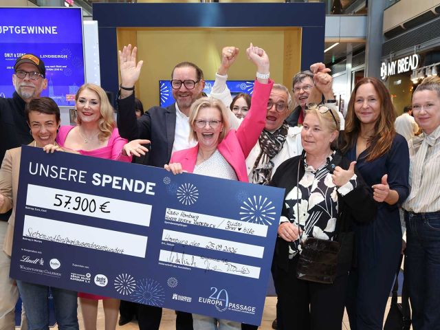 Introbild Spendenaktion der Europa Passage für Hörer helfen Kindern