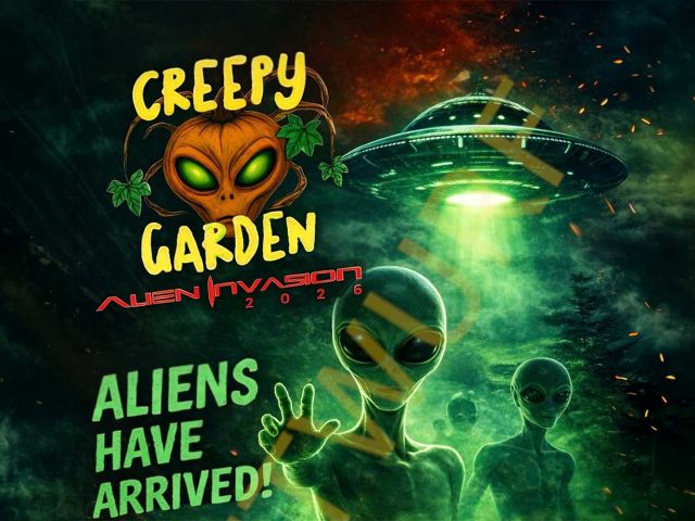 Introbild Creepy Garden Halloweengarten mit Spendenaktion für Hörer helfen Kindern